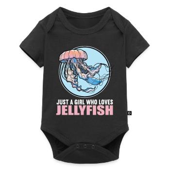 Jellyfish Jellyfish - Baby Premium short-sleeve bodysuit - black - Front