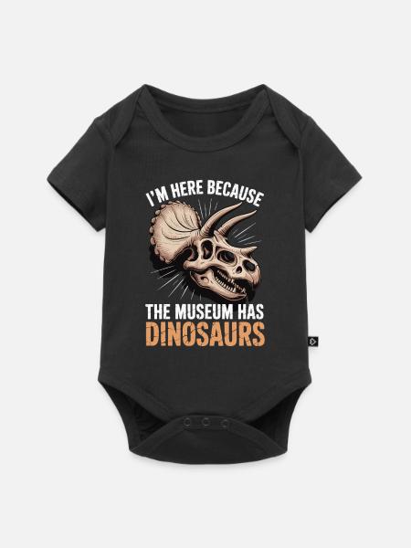 Museum - Baby Premium Kurzarmbody - Schwarz