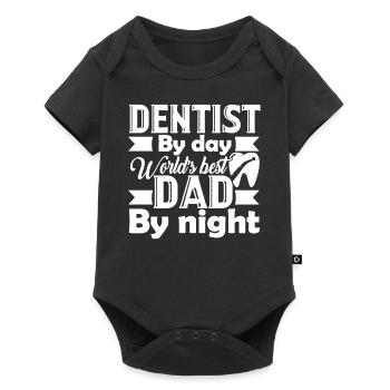 Dentist Dentist Dad - Baby Premium short-sleeve bodysuit - black - Front