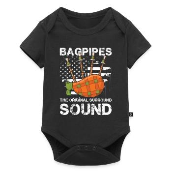 Bagpipes The Original Surround Sound Scottish - Baby Premium short-sleeve bodysuit - black - Front