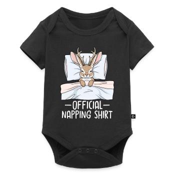 Official Napping shirt - Baby Premium short-sleeve bodysuit - black - Front
