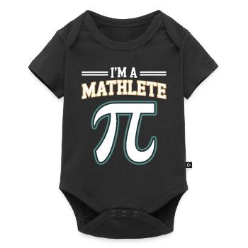 Chemise mathématique amusante pour les fans de nombres - Body à manches courtes Premium Bébé - noir - Devant
