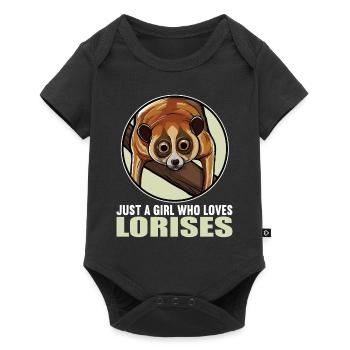 Slow lorises Loris - Baby Premium short-sleeve bodysuit - black - Front