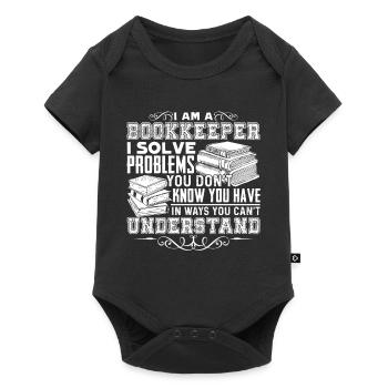 Bookkeeper Bookkeeper Solve Problems - Baby Premium short-sleeve bodysuit - black - Front