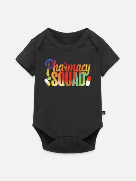 Pharmacy Tech Technician - Baby Premium Kurzarmbody - Schwarz