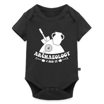 Archeologist Archeology I Dig It - Baby Premium short-sleeve bodysuit - black - Front