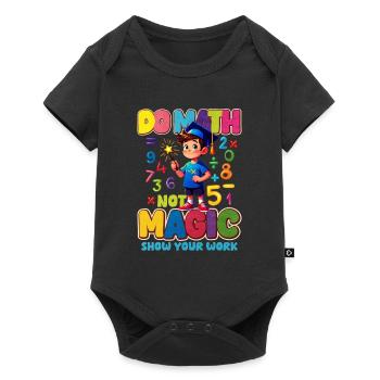 Mathe - Baby Premium Kurzarmbody - Schwarz - Vorne