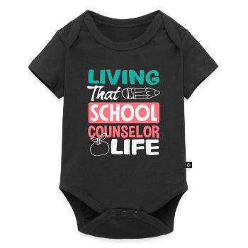 Vivre la vie du conseiller scolaire - Body à manches courtes Premium Bébé - noir - Devant