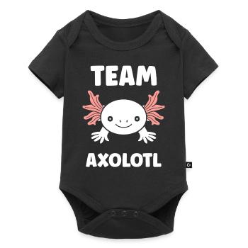 axolotl - Body à manches courtes Premium Bébé - noir - Devant