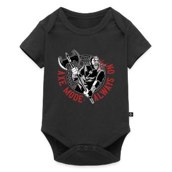 Viking Culture païenne hache mode toujours allumé - Body à manches courtes Premium Bébé - noir - Devant