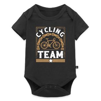 Bicycle Cycling Team - Baby Premium short-sleeve bodysuit - black - Front