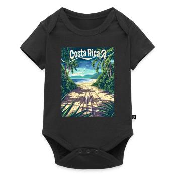Costa Rica Paradisiacal Beaches and Tropics - Baby Premium short-sleeve bodysuit - black - Front