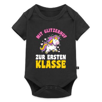 Kindergarten Graduates School Enrollment Horses Schoolchild - Baby Premium short-sleeve bodysuit - black - Front