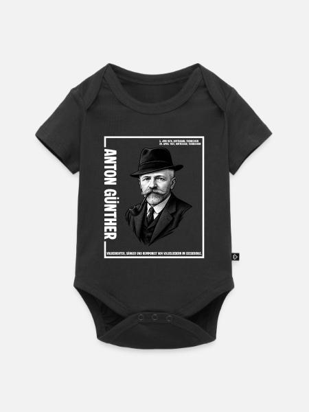 Anton Guenther - Baby Premium Kurzarmbody - Schwarz