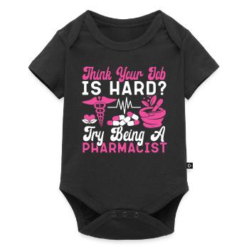 Pharmacy Tech Technician - Baby Premium Kurzarmbody - Schwarz - Vorne