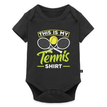 This Is My Tennis Shirt Tennis Player - Baby Premium short-sleeve bodysuit - black - Front