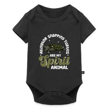 My Spirit Animal - Alligator Turtle - Baby Premium short-sleeve bodysuit - black - Front