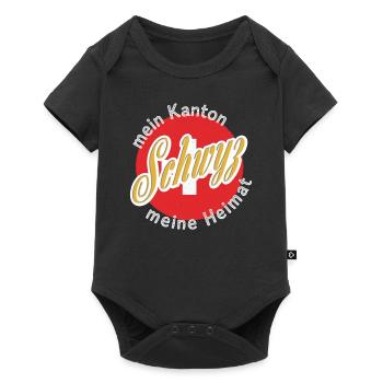 Mon cadeau maison Schwyz - Body à manches courtes Premium Bébé - noir - Devant