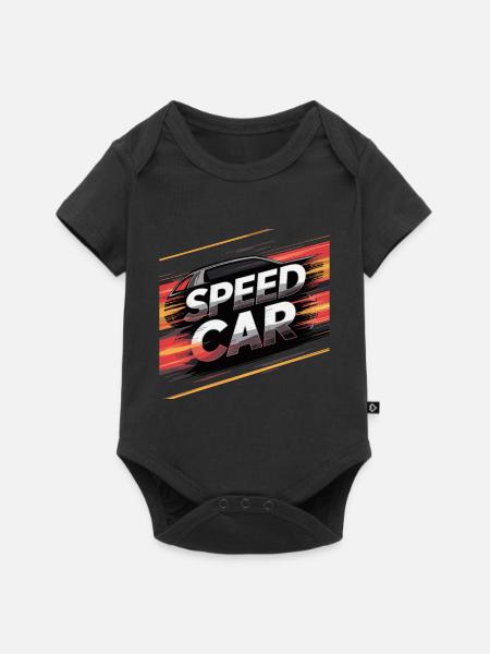 PERFORMANCE-AUTO - Baby Premium Kurzarmbody - Schwarz