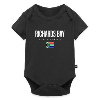 Richards Bay, Afrique du Sud - Body à manches courtes Premium Bébé - noir - Devant