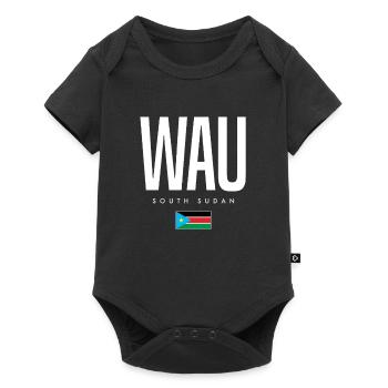 Wau South Sudan - Baby Premium short-sleeve bodysuit - black - Front