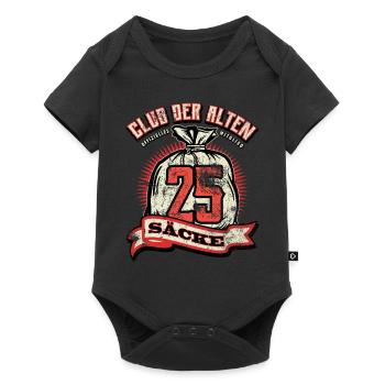 Club der alten Säcke, 25. Geburtstag - Baby Premium Kurzarmbody - Schwarz - Vorne