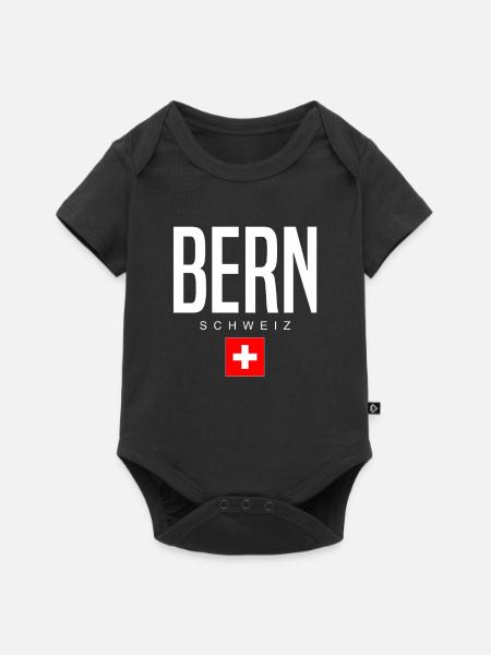 Bern Schweiz - Baby Premium Kurzarmbody - Schwarz