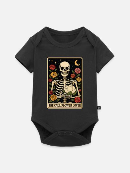 Blumenkohl Tarot - Baby Premium Kurzarmbody - Schwarz