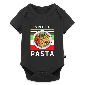Vives les Pâtes Italiennes - Body à manches courtes Premium Bébé - noir - Devant