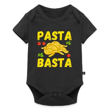 PASTA BASTA pates spaghetti - Body à manches courtes Premium Bébé - noir - Devant
