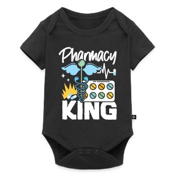 Pharmacy Tech Technician - Baby Premium short-sleeve bodysuit - black - Front