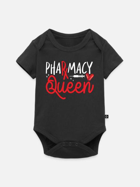 Pharmacy Tech Technician - Baby Premium Kurzarmbody - Schwarz