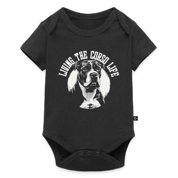 Cane Corso Dog Living the Corso Life - Baby Premium short-sleeve bodysuit - black - Front