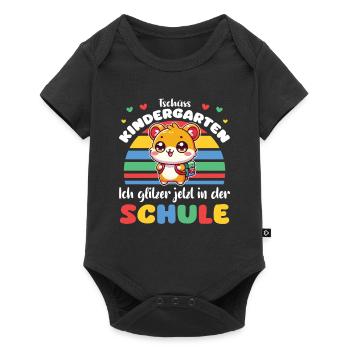 Enfin écolier 2025 douce licorne à la - Body à manches courtes Premium Bébé - noir - Devant