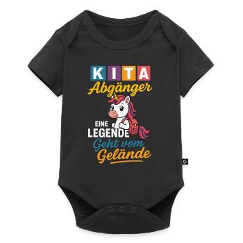 Unicorn Back to School Legend Graduate Back to School - Baby Premium short-sleeve bodysuit - black - Front