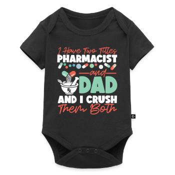 Technicien en pharmacie - Body à manches courtes Premium Bébé - noir - Devant