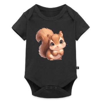 Squirrel - Baby Premium short-sleeve bodysuit - black - Front