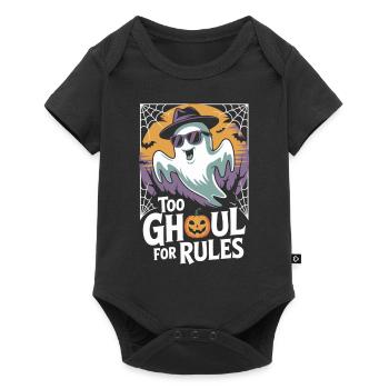 Trop de goule pour les règles Chemise d’Halloween - Body à manches courtes Premium Bébé - noir - Devant