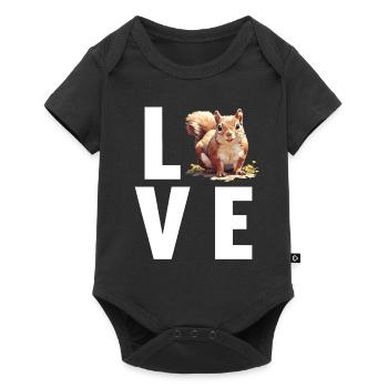 Squirrel - Baby Premium short-sleeve bodysuit - black - Front