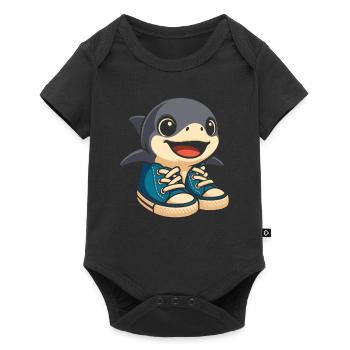 Tralalero-Tralala Italian-Brainrot Funny Gen Z - Baby Premium short-sleeve bodysuit - black - Front