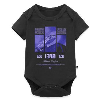 Leopard Gecko Reptile Keeper Streetwear - Baby Premium short-sleeve bodysuit - black - Front
