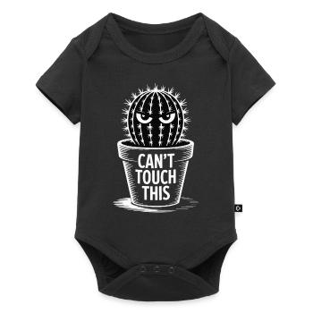 Can't Touch This – Funny Cactus with Saying - Baby Premium short-sleeve bodysuit - black - Front