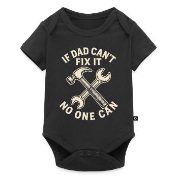 Papa artisan passe-temps tournevis drôle dicton - Body à manches courtes Premium Bébé - noir - Devant