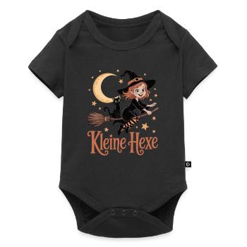 Kleine Hexe – Magisch und süß - Baby Premium Kurzarmbody - Schwarz - Vorne