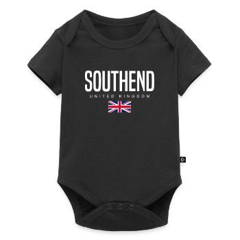 Southend, England, United Kingdom - Baby Premium short-sleeve bodysuit - black - Front
