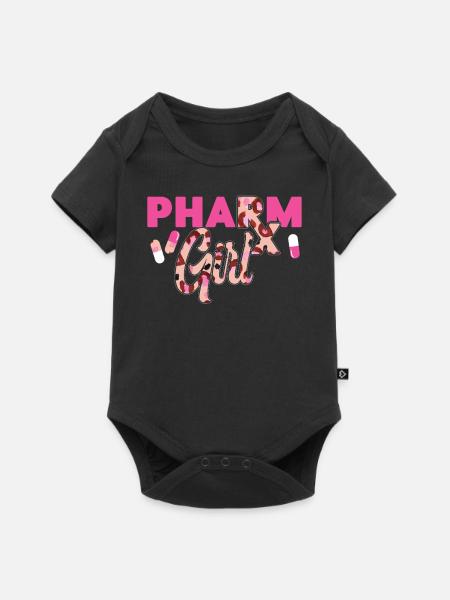 Pharmacy Tech Technician - Baby Premium Kurzarmbody - Schwarz