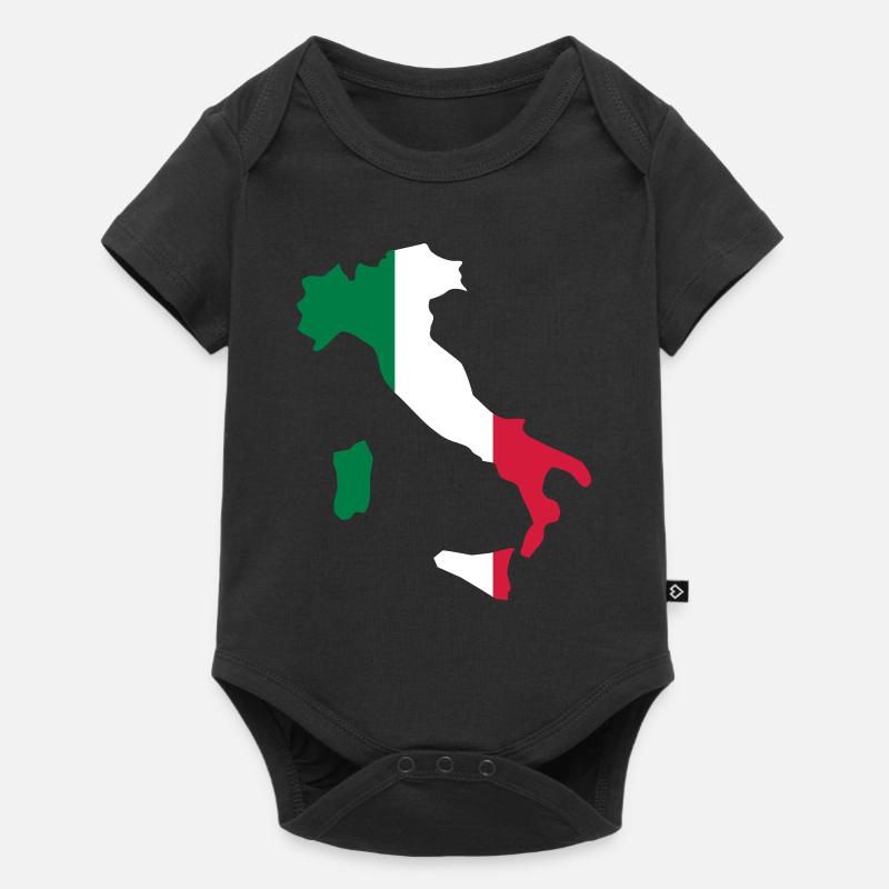 Italy - Body à manches courtes Premium Bébé - noir