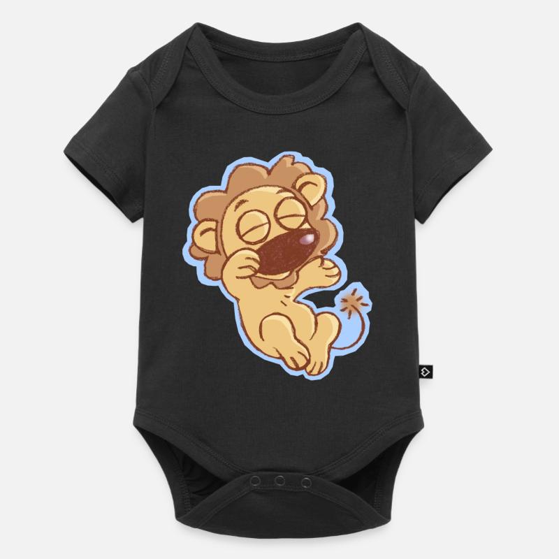 Lil' Lion Noah - Baby Premium Kurzarmbody - Schwarz