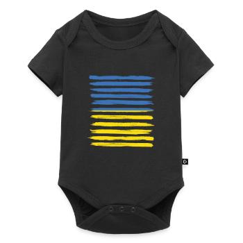 Gift Home Roots Pride Ukraine - Baby Premium short-sleeve bodysuit - black - Front