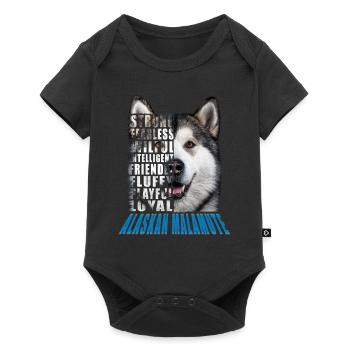 Alaskan Blue - Baby Premium short-sleeve bodysuit - black - Front